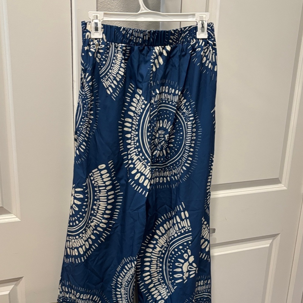 NWT Cupshe Patterned Palazzo Pants - Picture 6 of 9